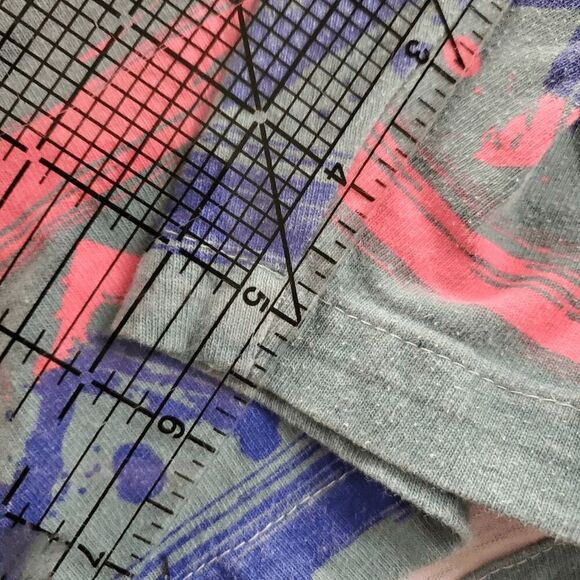 90's U-Surf Men's Neon Cotton Drawstring Elastic Waist 5" Shorts Large - Picture 8 of 8